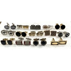 Lot of 14 Pairs of CuffLinks All in Excellent Pre-owned Condition